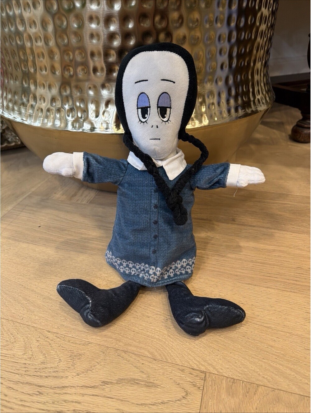 The Addams Family 13" Singing Wednesday Plush Theme Song 2019 MGM